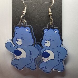 Grumpy‎ Bear Care Bears Earrings Handmade Hypoallergenic BUNDLE & OFFER to Save